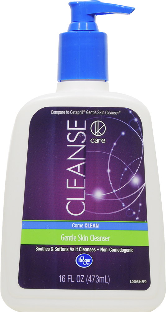 slide 1 of 1, Kroger Gentle Skin Cleanser, 16 fl oz