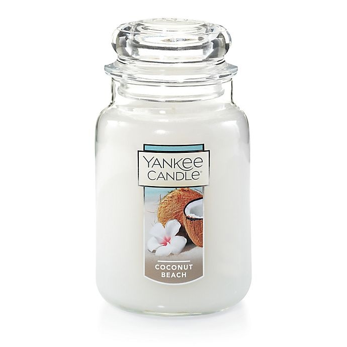 slide 1 of 1, Yankee Candle - Coconut Beach Large Jar Candle, 22 oz