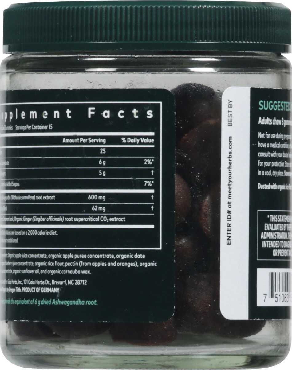 slide 6 of 9, Gaia Herbs Stress Apple Cinnamon Flavor Ashwagandha Gummies 45 Gummies, 45 ct