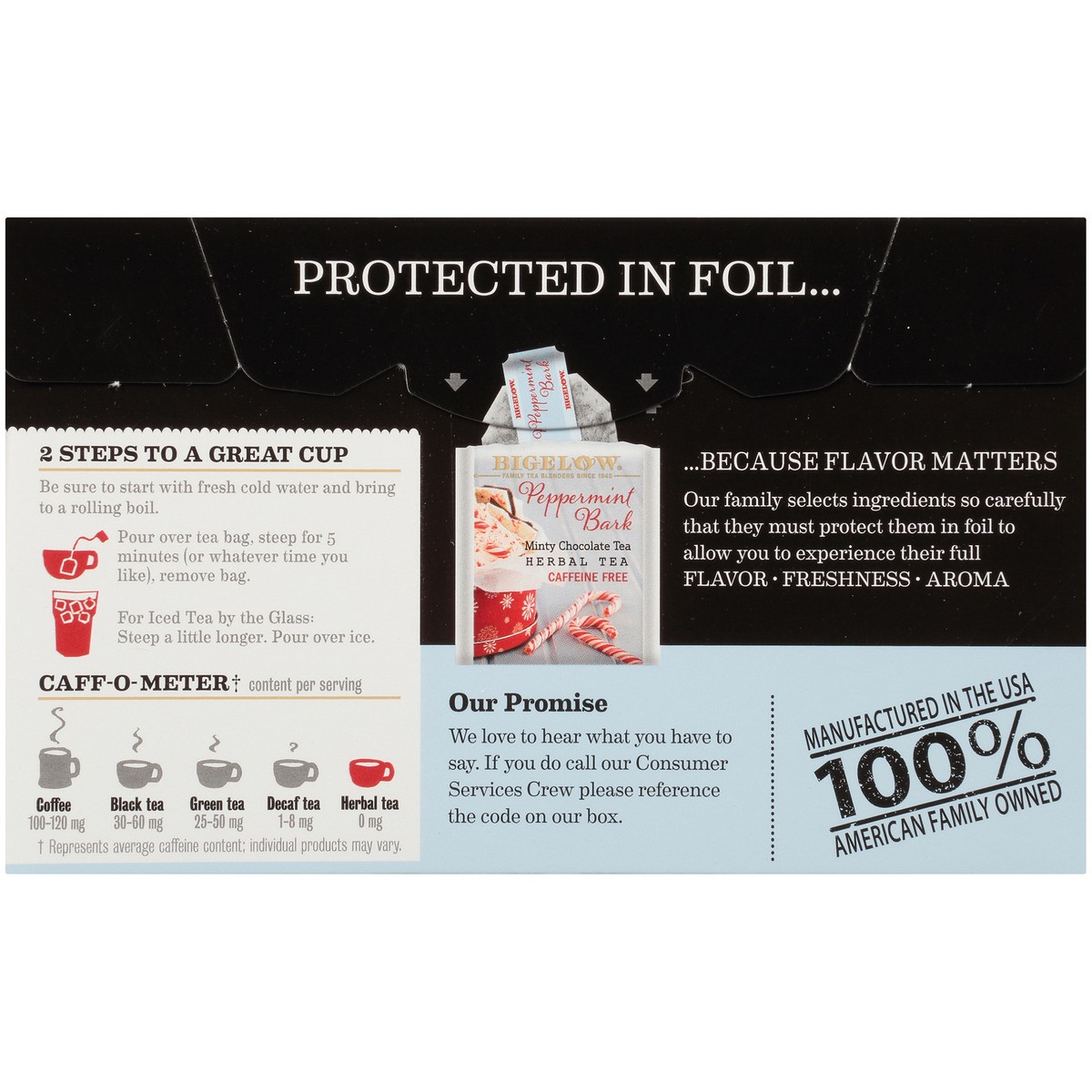 slide 5 of 9, Bigelow Peppermint Bark Chocolate Tea, 18 ct