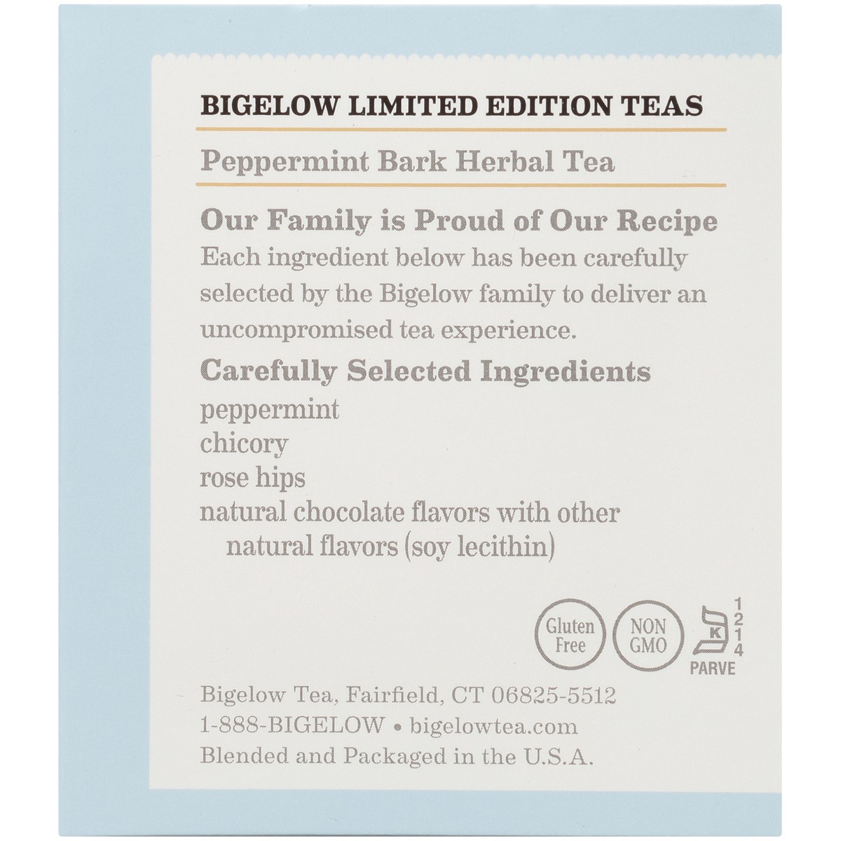 slide 8 of 9, Bigelow Peppermint Bark Chocolate Tea, 18 ct