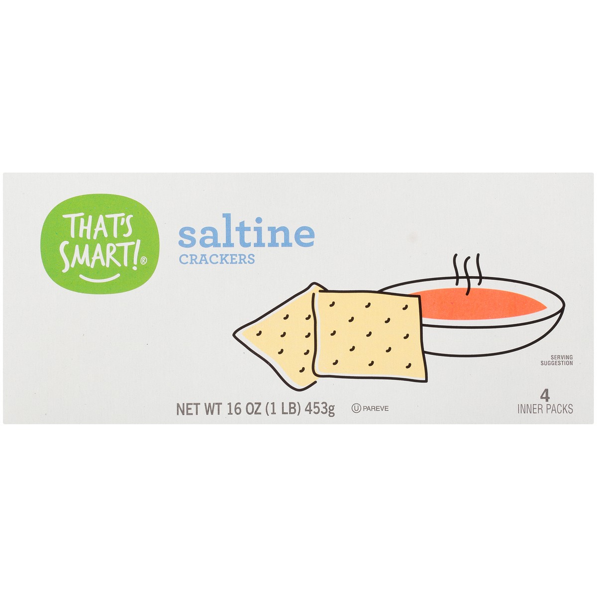 slide 13 of 15, That's Smart! Saltine Crackers, 16 oz