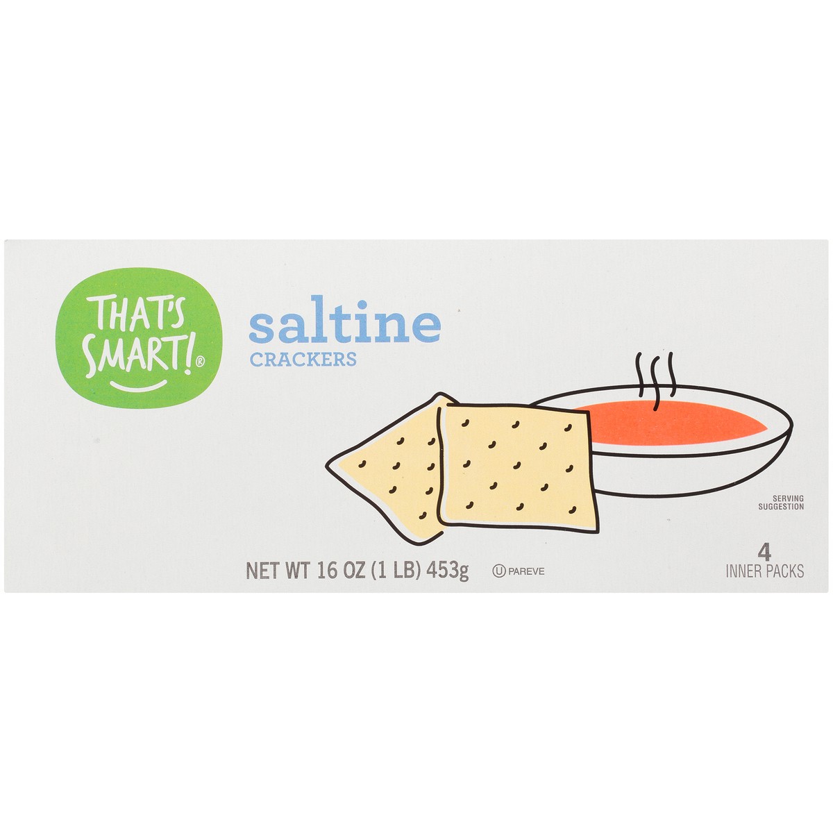 slide 2 of 15, That's Smart! Saltine Crackers, 16 oz