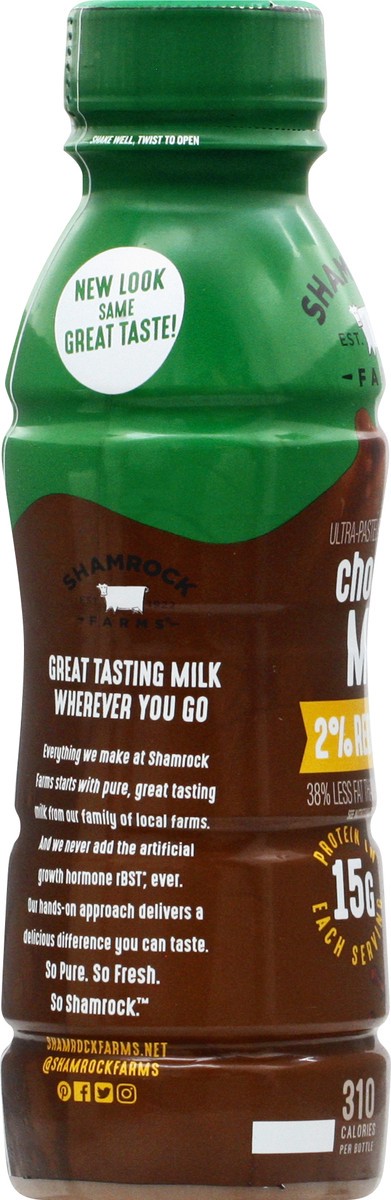 slide 5 of 9, Shamrock Farms 2% Reduced Fat Chocolate Milk 12 oz, 12 fl oz