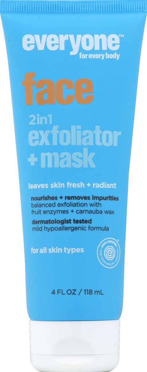 slide 5 of 6, Everyone Gentle 2-in-1 Face Exfoliator and Mask, 4 oz