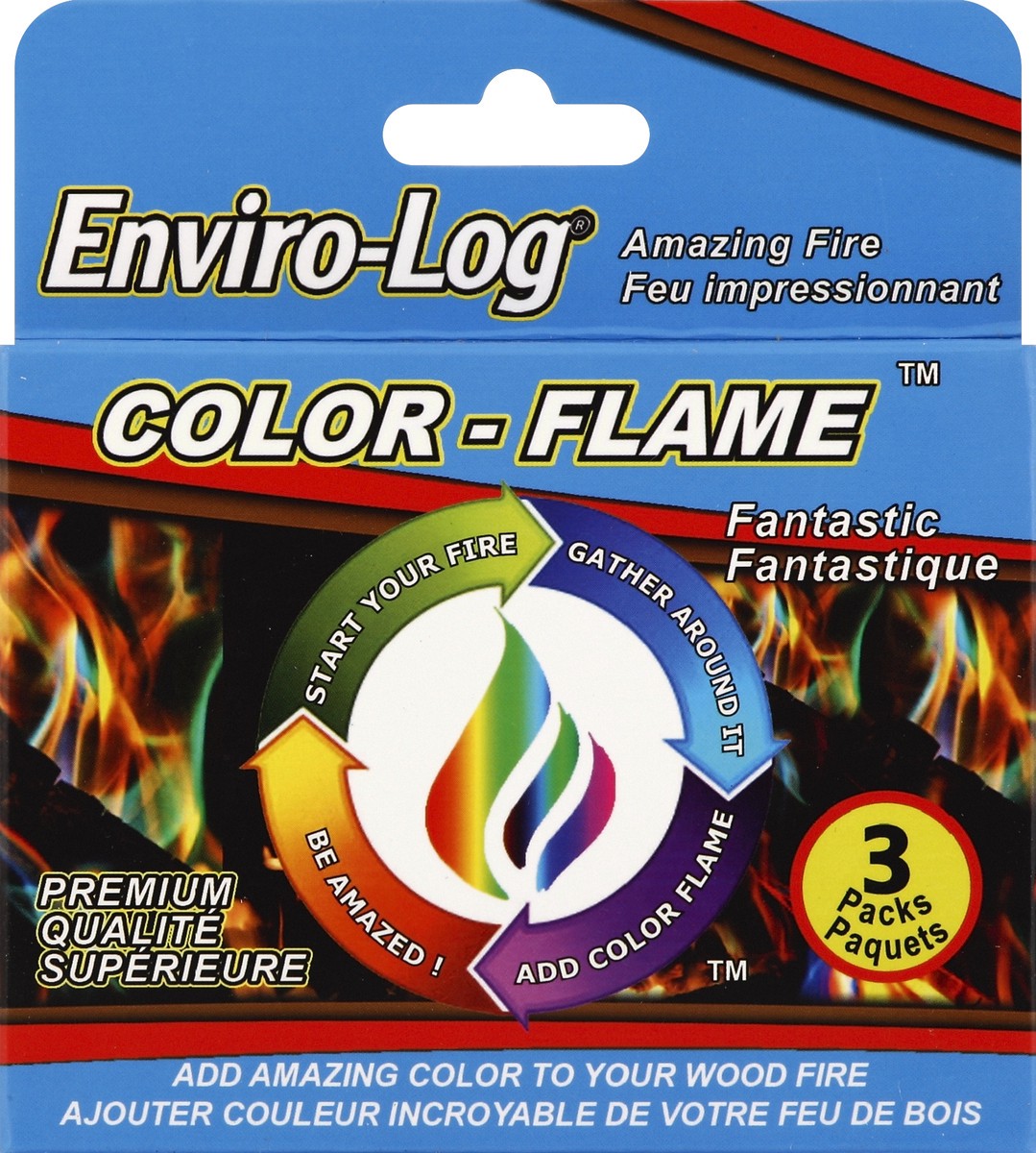 slide 2 of 5, Enviro-Log Color-Flame 3 ea, 3 ct