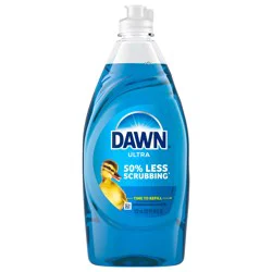 Dawn Ultra Liquid Dish Soap, Dishwashing Liquid, Grease Removal, Original, 18oz