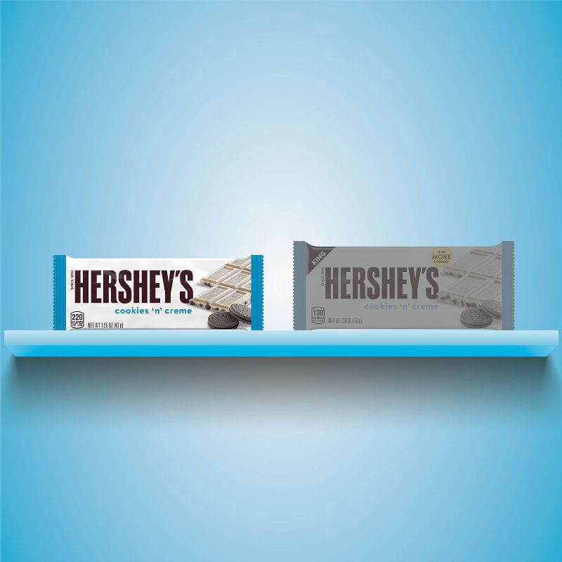 slide 3 of 6, Hershey's Cookies 'N' Creme Candy Bar - 1.55oz, 1.55 oz