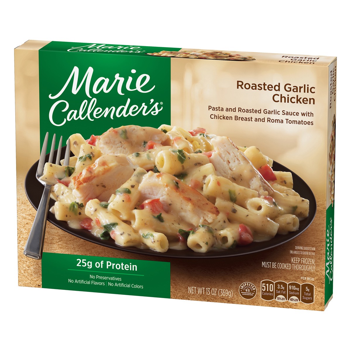 slide 2 of 10, Marie Callender's Frozen Dinner, Roasted Garlic Chicken, 13 Ounce, 13 oz