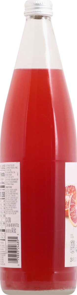 slide 7 of 9, O Organics Italian Blood Orange Soda, 25.4 fl oz