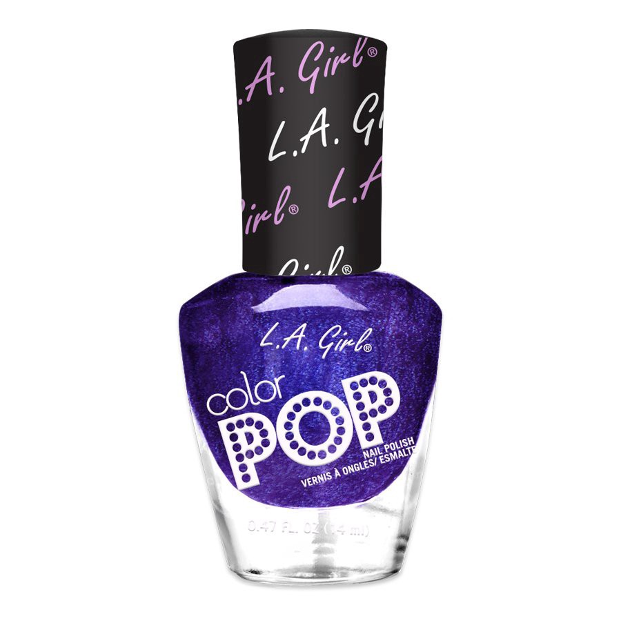 slide 1 of 1, LA COLORS Color Pop Polish - Purple Rain, 1 ct