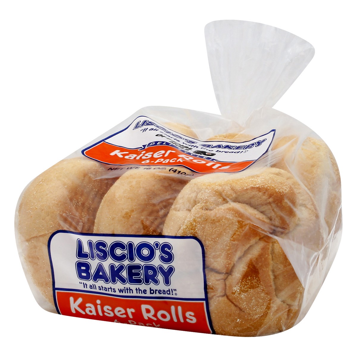 slide 12 of 12, Liscio's Bakery Deli Style 6 Pack Kaiser Rolls 6 ea, 6 ct