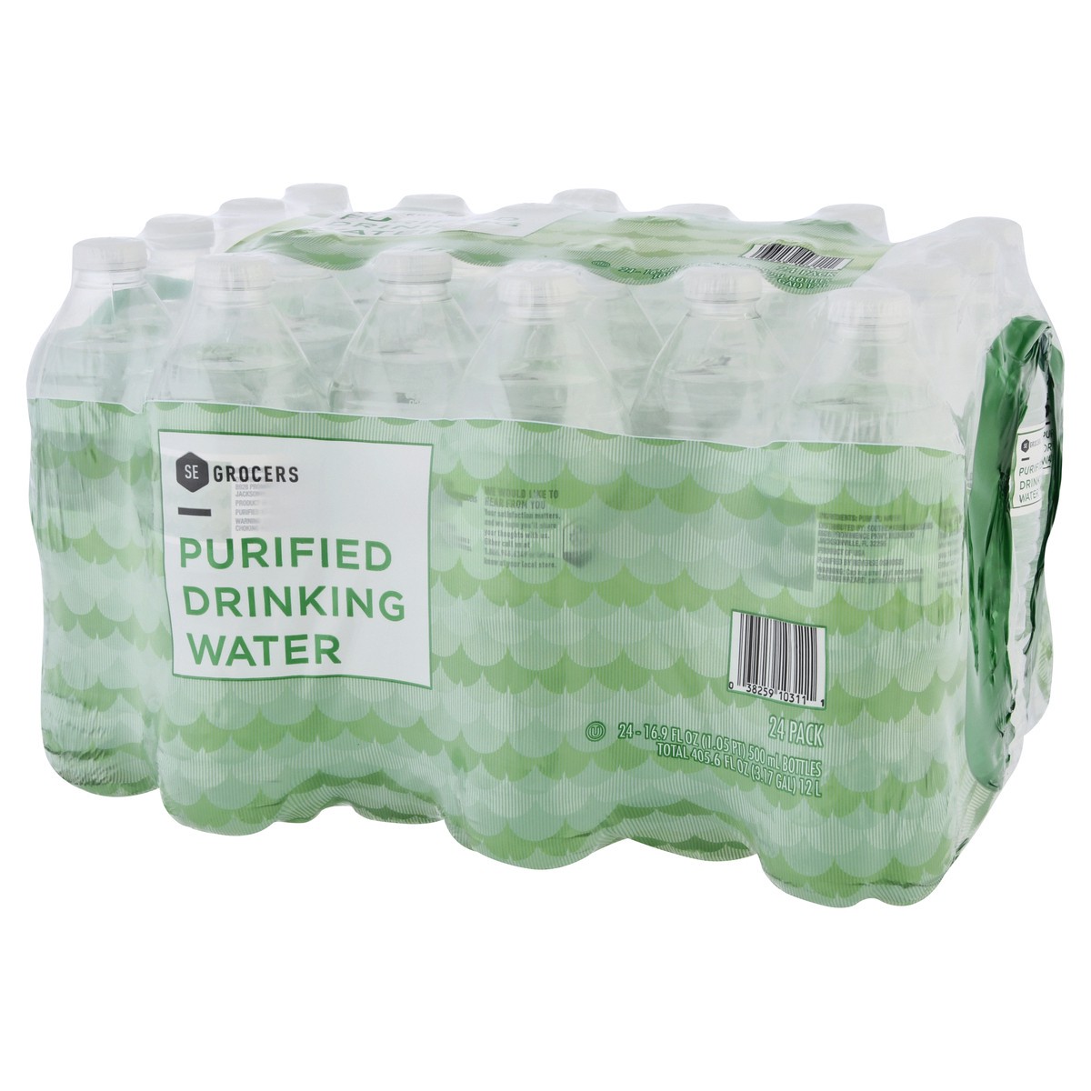 1/2-Liter Purified Water Bottle 24-Pack