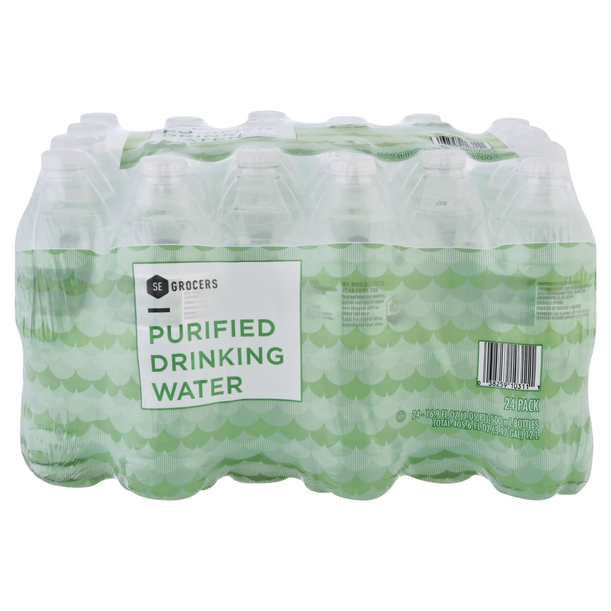 1/2-Liter Purified Water Bottle 24-Pack