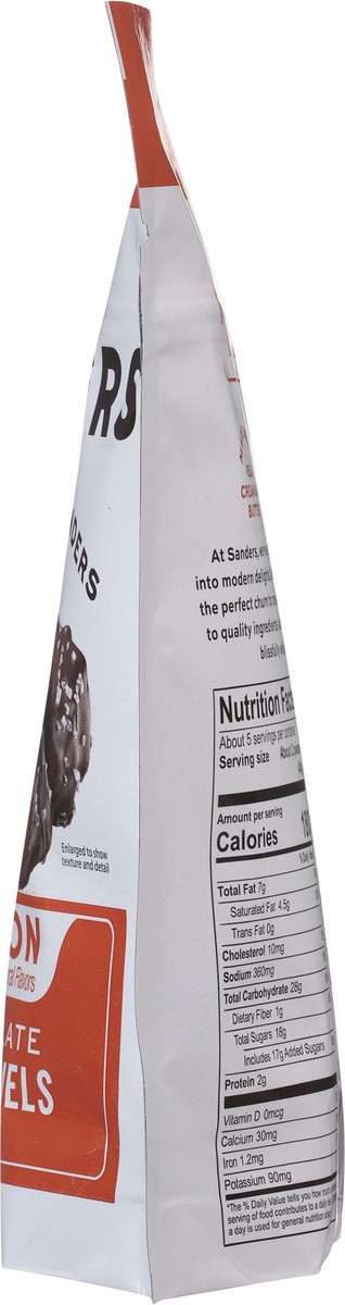 slide 3 of 14, Sanders Dark Chocolate Bourbon Sea Salt Caramels 7 oz, 7 oz