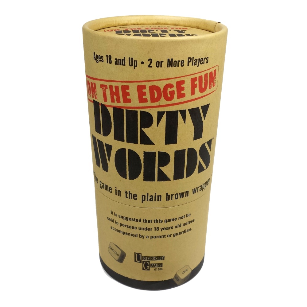 slide 1 of 1, University Games Dirty Words Dice Game, 1 ct