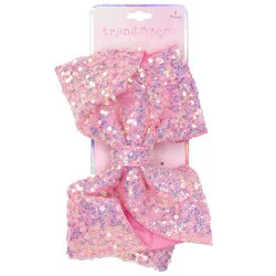 Trend Zone Kids Large Sequin Bow Hair Clip
