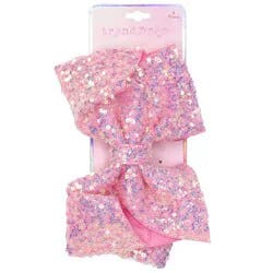 Trend Zone Kids Large Sequin Bow Hair Clip