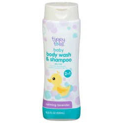 Tippy Toes Baby Ultra Mild Calming Lavender Body Wash & Shampoo 16.9 fl oz