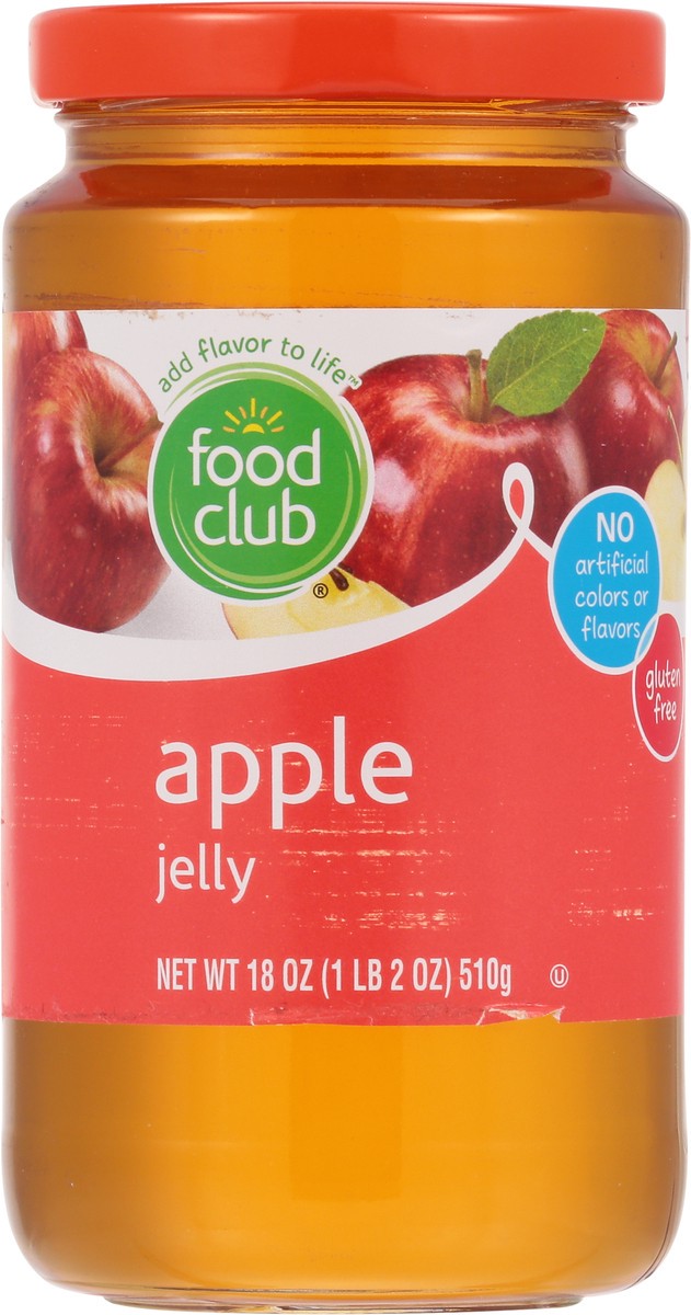 slide 6 of 11, Food Club Apple Jelly, 18 oz