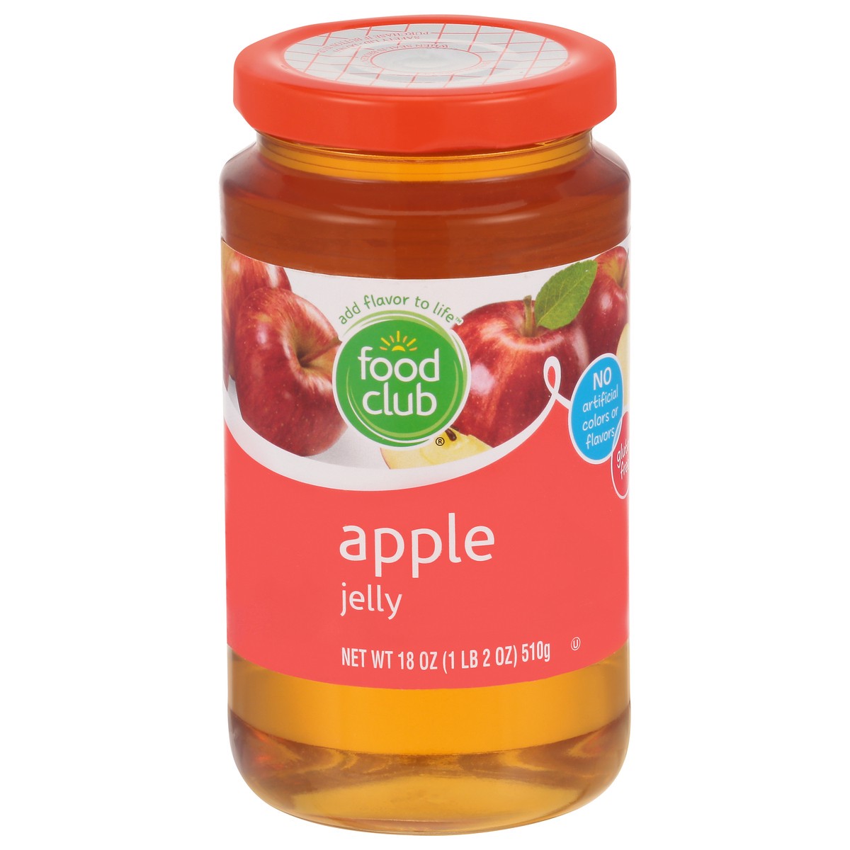 slide 1 of 11, Food Club Apple Jelly, 18 oz