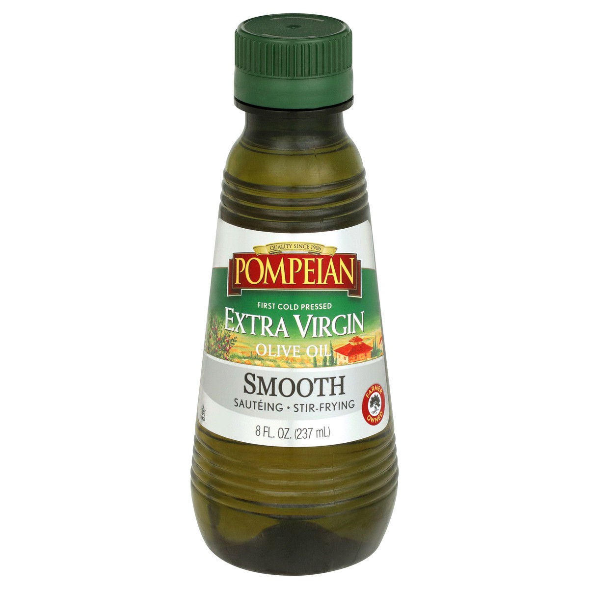 slide 1 of 1, Pompeian Smooth Extra Virgin Olive Oil, 8 fl oz