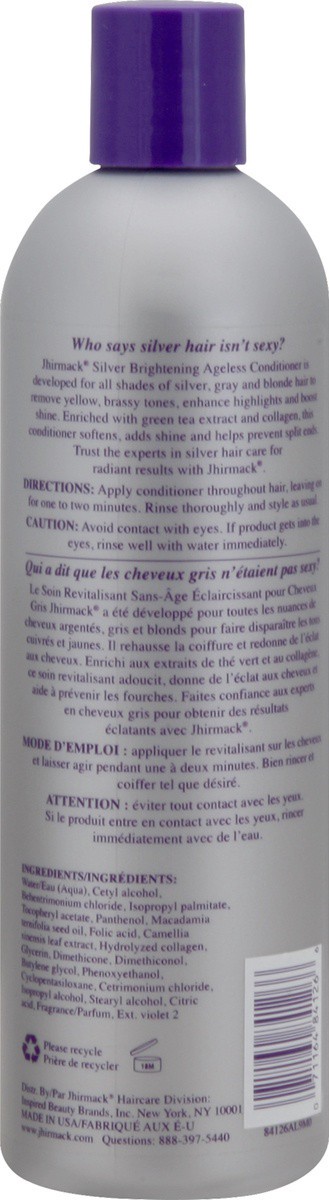 slide 5 of 5, Jhirmack Silver Brightening Ageless Conditioner 12 fl oz, 12 fl oz