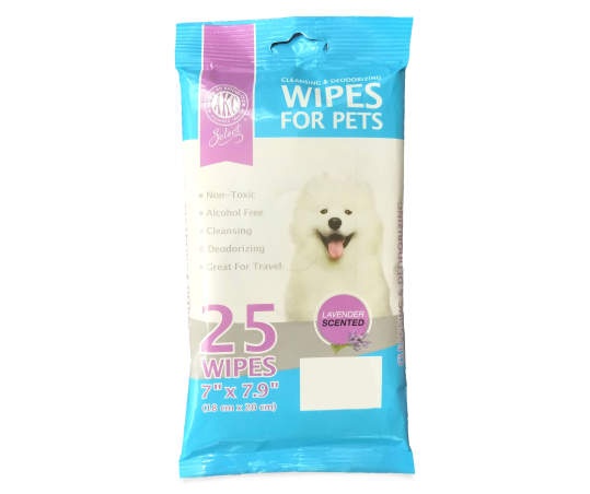 slide 1 of 1, AKC Pet Wipes, 25-Count, 25-count, 1 ct