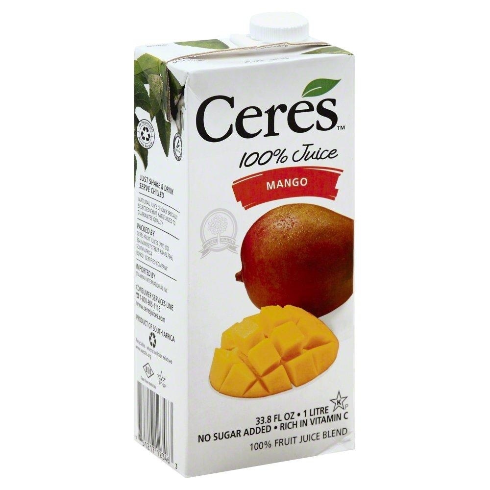 slide 1 of 1, Ceres Mango Juice, 33.8 fl oz