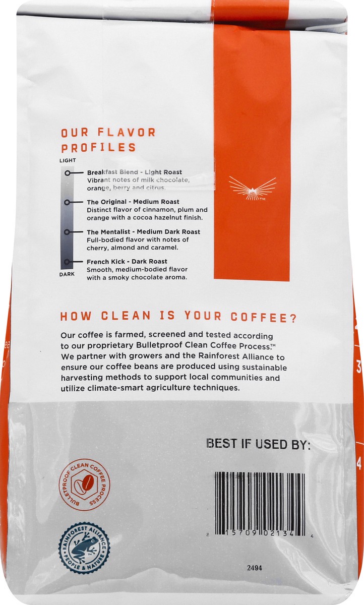 slide 2 of 9, Bulletproof Dark Roast Ground French Kick Coffee - 12 oz, 12 oz