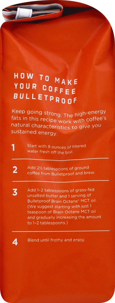 slide 7 of 9, Bulletproof Dark Roast Ground French Kick Coffee - 12 oz, 12 oz