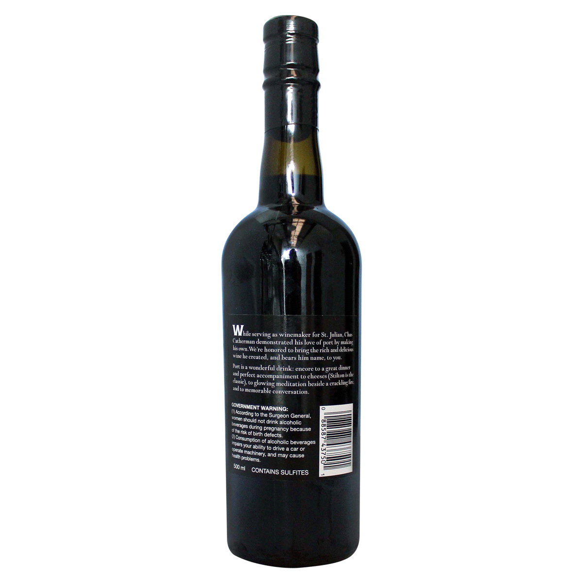 slide 3 of 5, St. Julian Catherman's Port, 750 ml