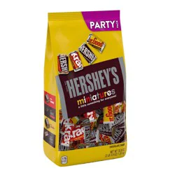 HERSHEY'S Miniatures Assorted Chocolate Candy Party Pack, 30 oz