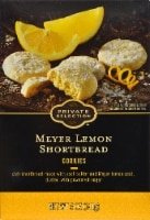 slide 1 of 1, Private Selection Meyer Lemon Shortbread Cookies, 5 oz