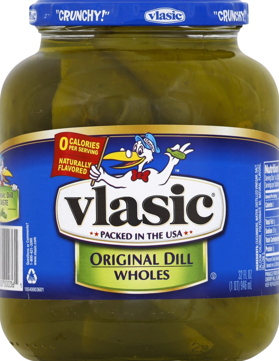 slide 2 of 2, Vlasic Pickles 32 oz, 32 oz