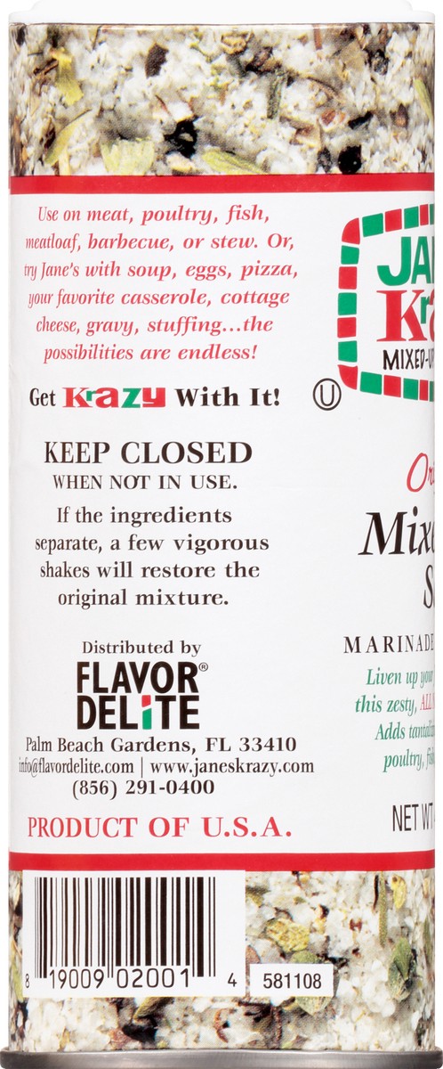 slide 9 of 12, Jane's Krazy Mixed-Up Seasonings Jane's Krazy Mixed-Up Salt All Purpose Blend 4 oz, 4 oz