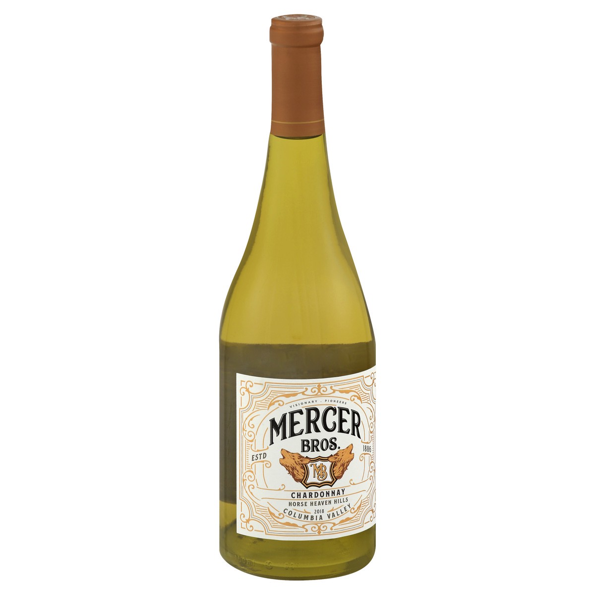 slide 2 of 9, Mercer Bros Horse Heaven Hills 2018 Columbia Valley Chardonnay 750 ml, 750 ml