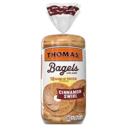 Thomas' Cinnamon Swirl Bagels, 6 count, 20 oz