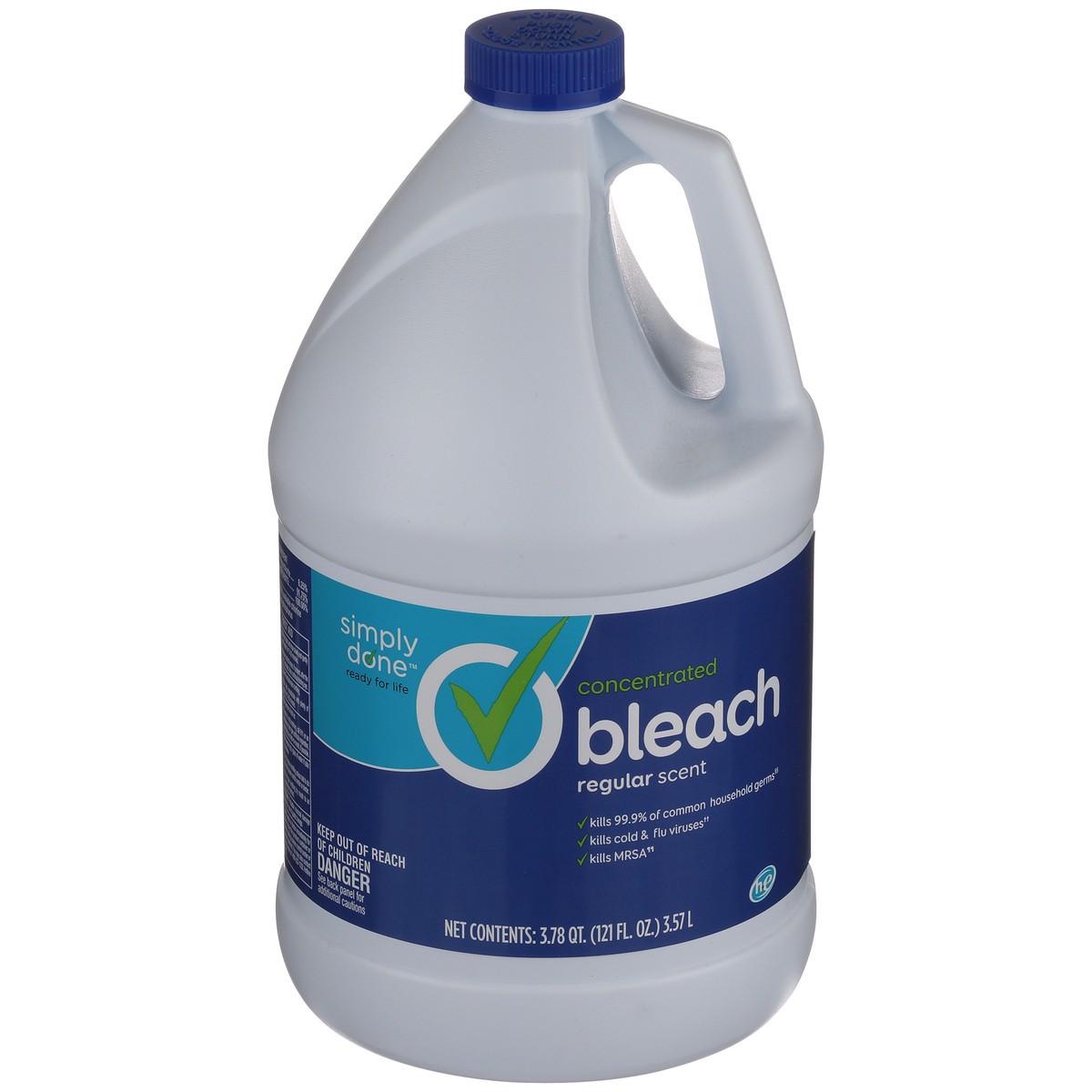 slide 10 of 11, Simply Done Concentrated Bleach, Regular, 3.78 qt