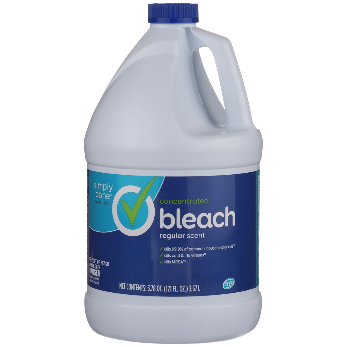 slide 5 of 11, Simply Done Concentrated Bleach, Regular, 3.78 qt