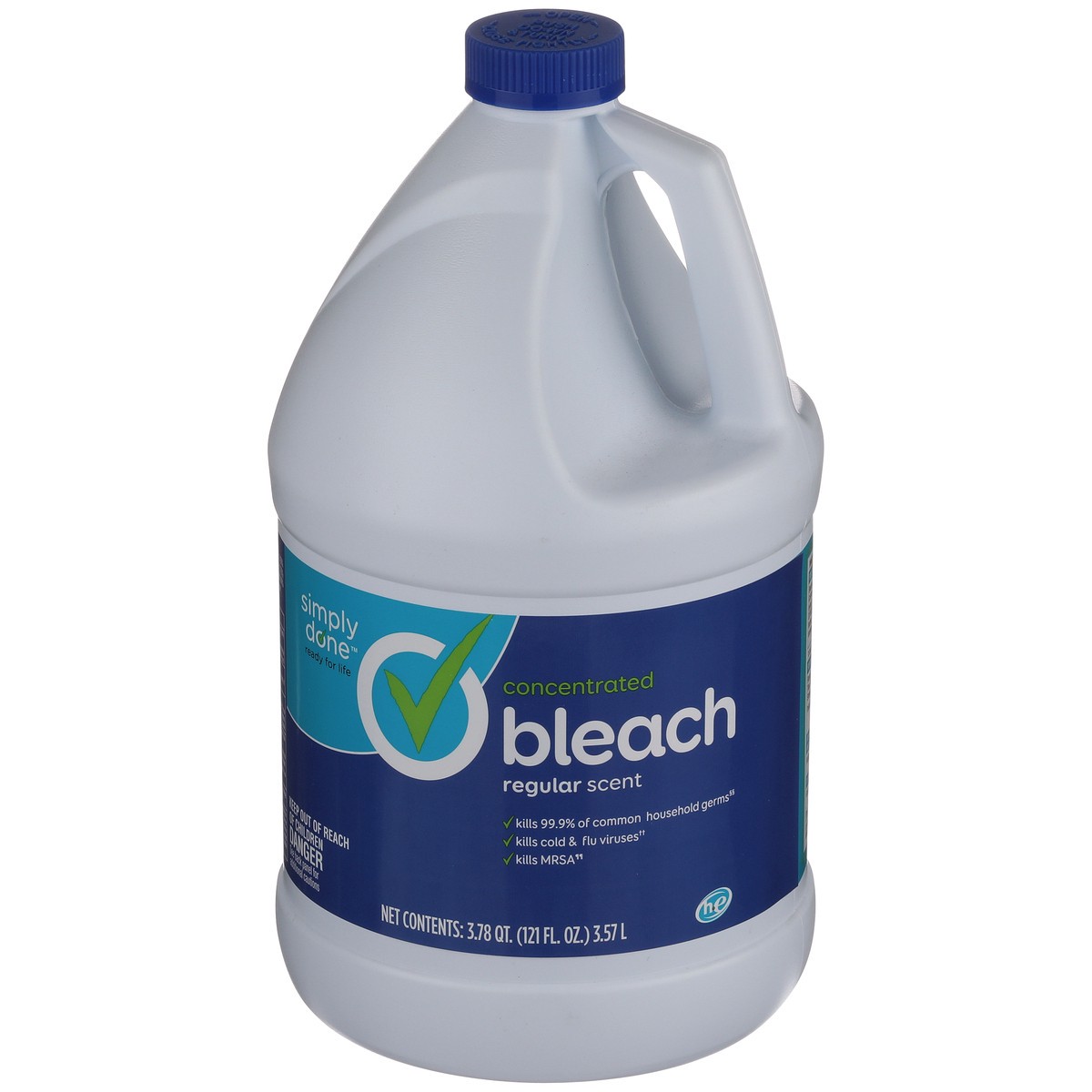 slide 1 of 11, Simply Done Concentrated Bleach, Regular, 3.78 qt