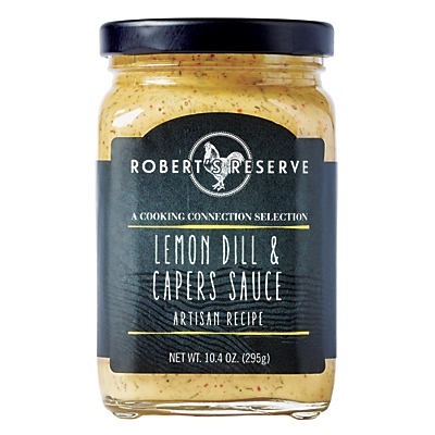 slide 1 of 1, Robert's Reserve Lemon Dill and Capers Sauce, 10.4 oz