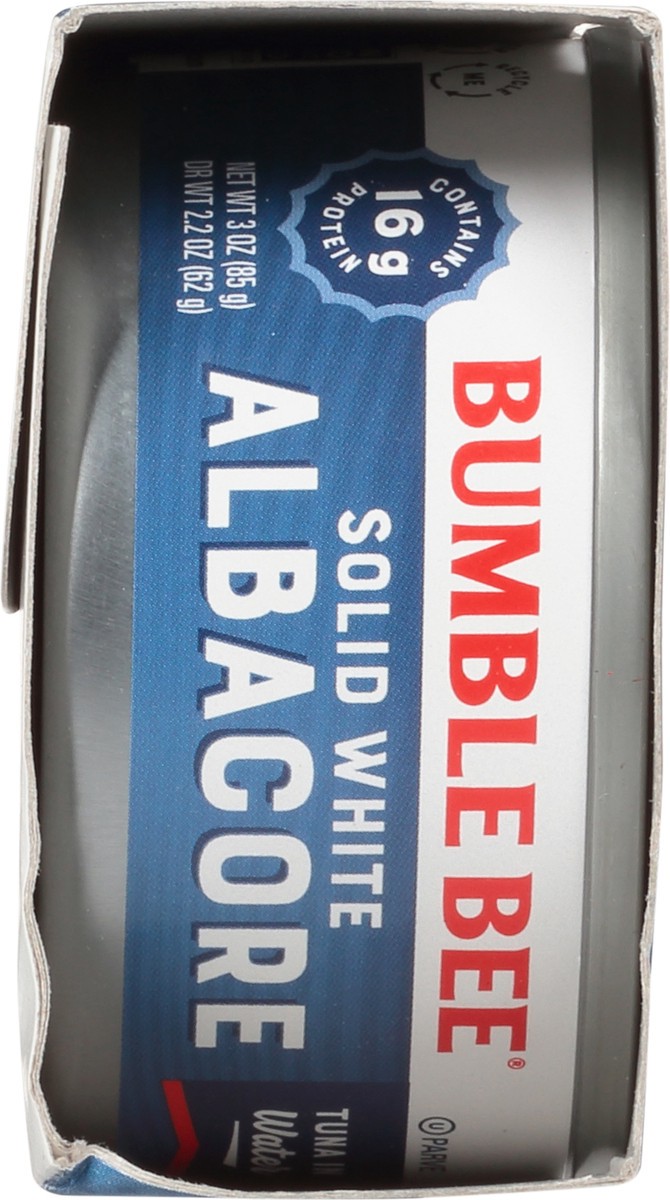 slide 9 of 10, Bumble Bee Solid White Albacore Tuna in Water / EA, 3 ct; 3 oz