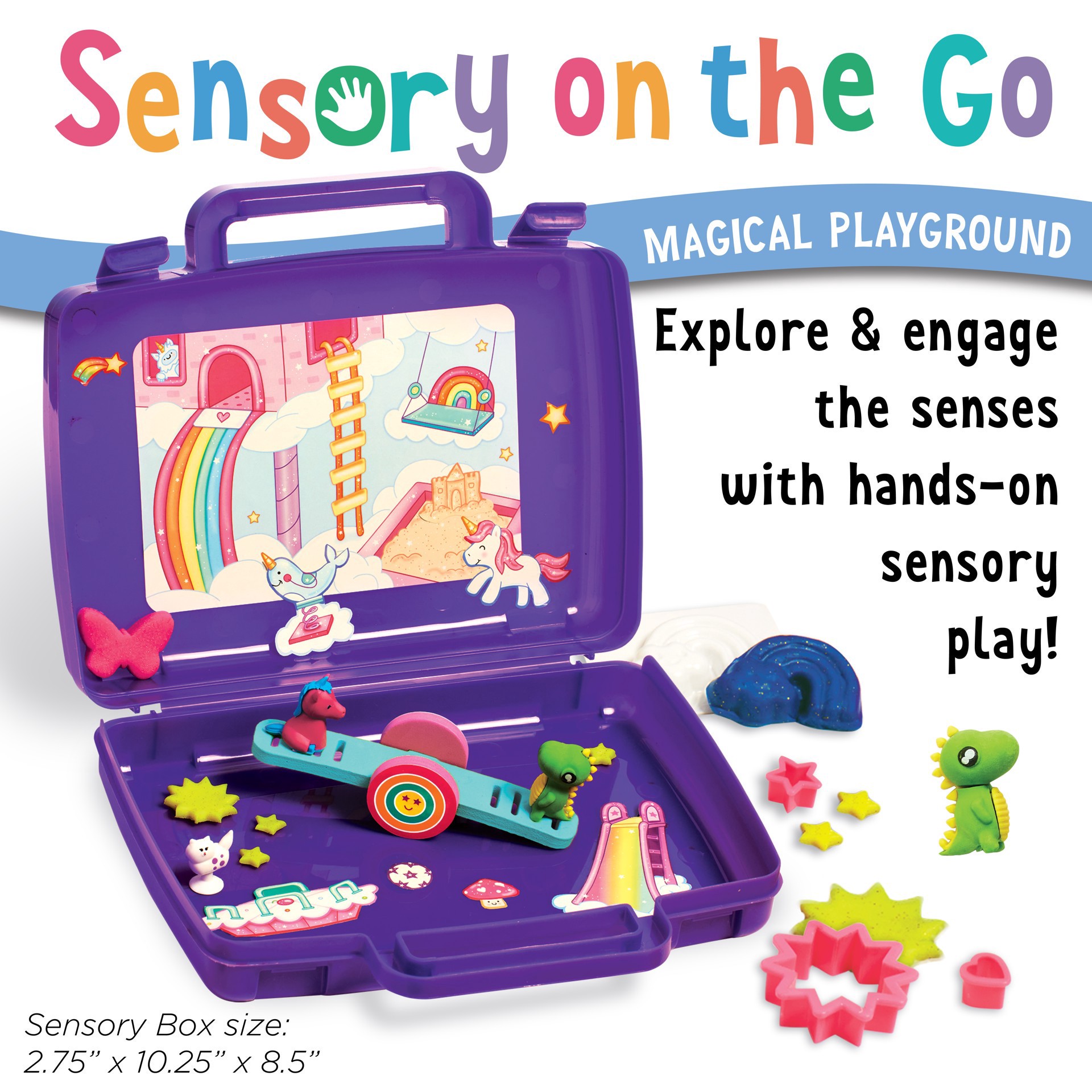 slide 9 of 12, Faber-Castell Creativity For Kids Sensory On The Go Magical Playground Play Kit, 2.75 in x 10.25 in x 8.5 in