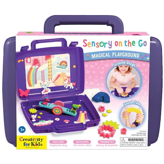 slide 1 of 12, Faber-Castell Creativity For Kids Sensory On The Go Magical Playground Play Kit, 2.75 in x 10.25 in x 8.5 in
