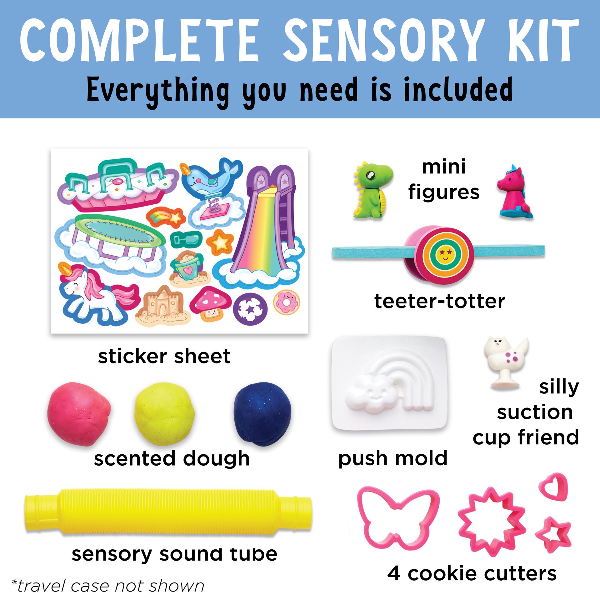 slide 11 of 12, Faber-Castell Creativity For Kids Sensory On The Go Magical Playground Play Kit, 2.75 in x 10.25 in x 8.5 in