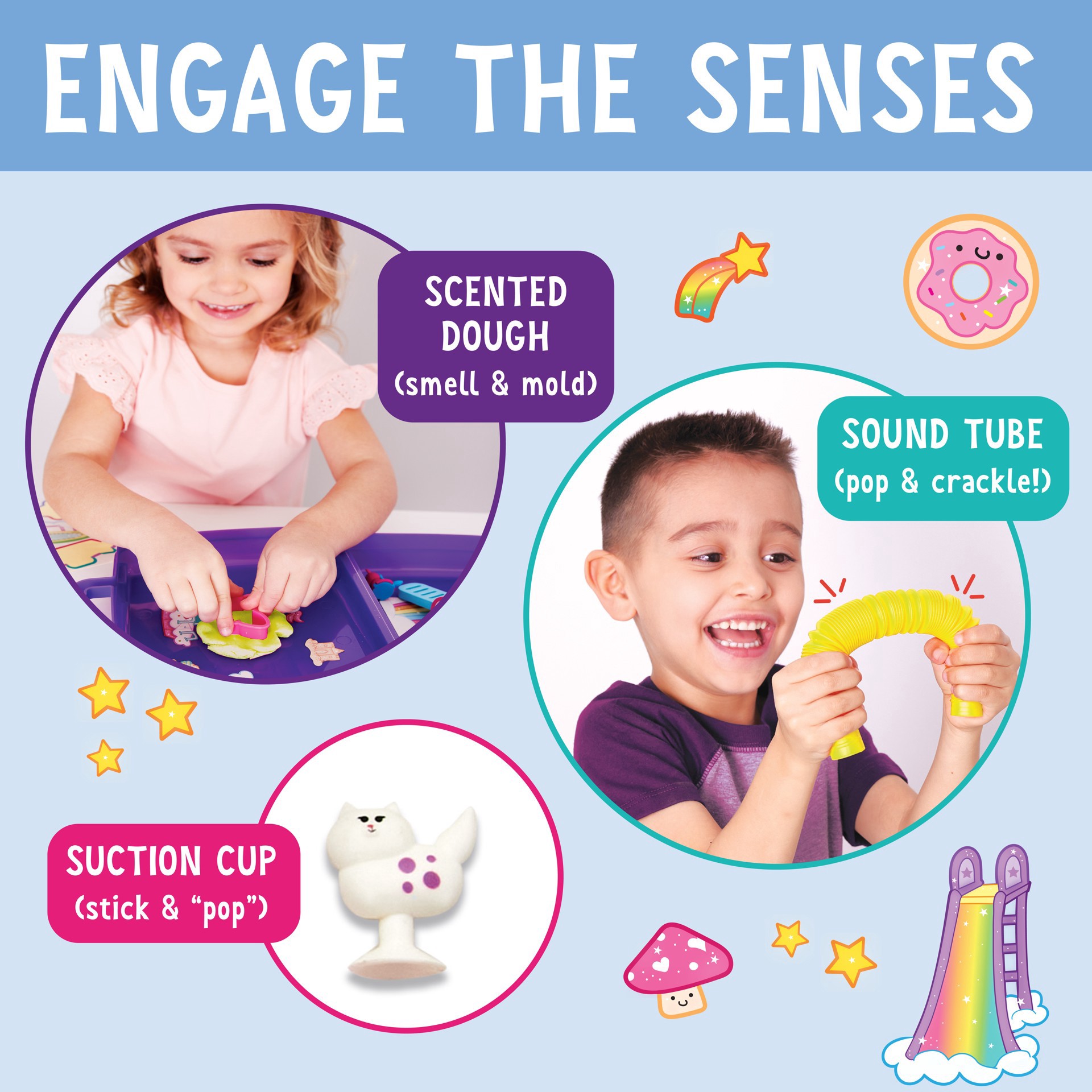 slide 7 of 12, Faber-Castell Creativity For Kids Sensory On The Go Magical Playground Play Kit, 2.75 in x 10.25 in x 8.5 in