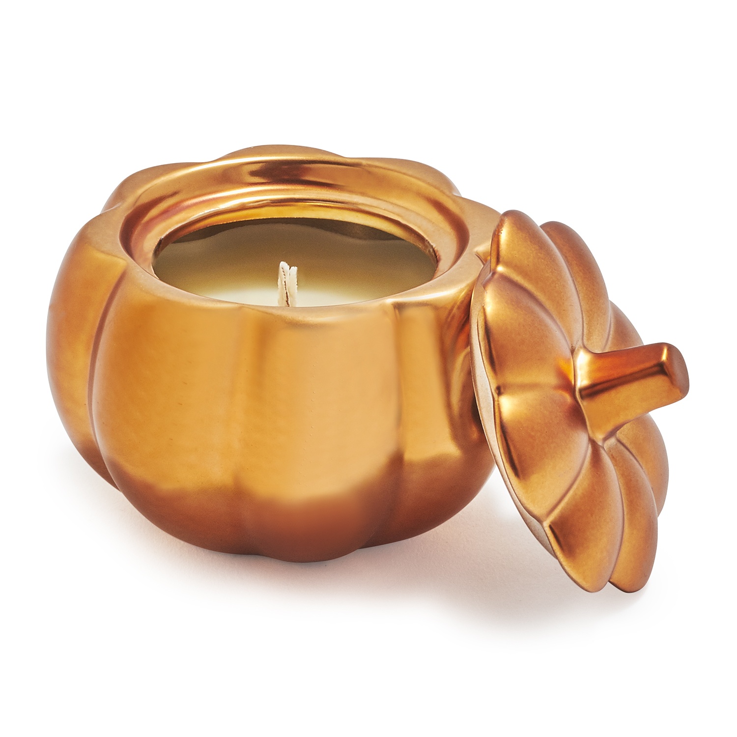 slide 1 of 1, Sur La Table Figural Pumpkin Spice Scented Candle, 5.3 oz