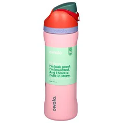 Owala Freesip Stainless Steel Red/Pink 24 oz