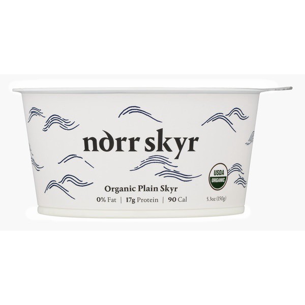 slide 1 of 1, norr organic Organic Plain Yogurt, 5.3 oz